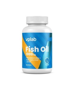 Рыбий жир Fish Oil, омега-3 незаменимые жирные кислоты, витамины А, D, Е Vplab