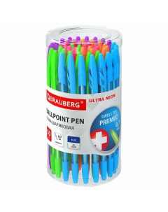 Набор шариковых ручек Ultra Neon Brauberg
