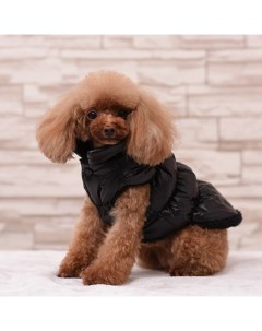 Куртка для собак «Блеск», 3XL (ДС 50, ОГ 68, ОШ 44 см), чёрная Пижон