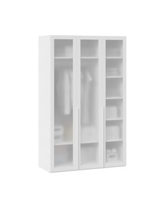 Шкаф ТриЯ Порто СМ-393.07.117 с 3 стеклянными дверями Трия