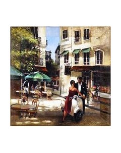 Картина Декарт Ретро пейзаж Италия 8Л0259