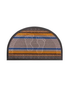 Коврик грязезащитный ComeForte Уют Мультиколор полукруглый 40x60 Comeforte