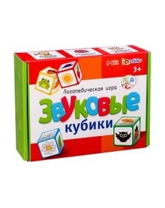 Развивающая игра Zabiaka Логопедическая. Звуковые кубики / 10331723