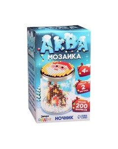 Развивающая игра Эврики Аквамозаика. Снежная баночка. Новогодний дом / 9540961