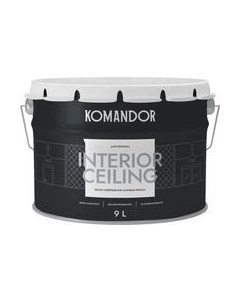 Краска Interior Ceiling для потолков Командор