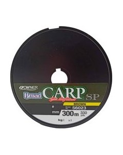 Леска монофильная Owner Broad Carp SP brown 300м 0.28мм 5.9кг / 56023-028