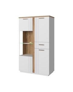 Шкаф с витриной Anrex Mateo 1V2D1S P