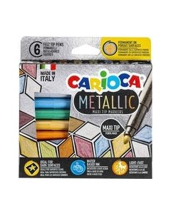 Фломастеры Carioca Metallic / 43161