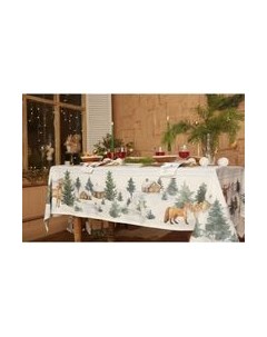 Комплект столового белья Этель Forest Animals. Скатерть + салфетки / 7319009