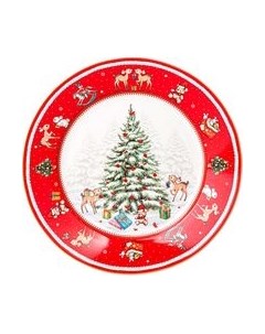 Тарелка закусочная (десертная) Lefard С Новым Годом! / 85-2049