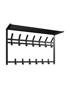 Вешалка для одежды Торонто 32 с полкой 2-х ярусная Трия