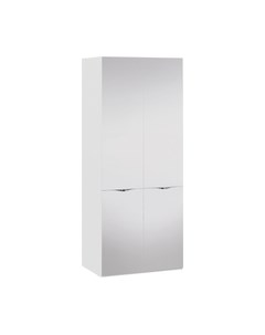 Шкаф-пенал ТриЯ Глосс СМ-319.07.212 с 2 зеркальными дверями Трия