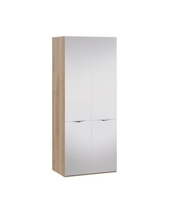 Шкаф-пенал ТриЯ Глосс СМ-319.07.212 с 2 зеркальными дверями Трия