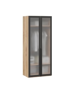 Шкаф-пенал ТриЯ Порто СМ-393.07.009 с 2 дверями со стеклом Трия