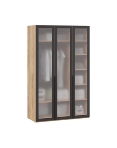 Шкаф ТриЯ Порто СМ-393.07.117 с 3 стеклянными дверями Трия