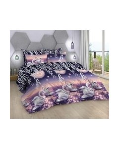 Комплект постельного белья Milanika Романтика Семейный Миланика
