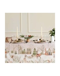 Скатерть Этель Звери в городе 149x250 / 9896192