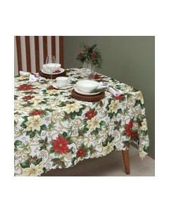 Скатерть Доляна Праздничные украшения 110x145 / 9580625