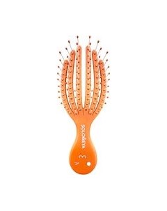 Расческа-массажер Solomeya Detangling Octopus Mini Wet & Dry Orange / 14-2084