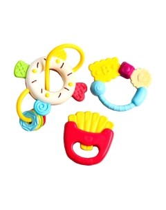 Набор погремушек Крошка Я Сладости с прорезывателем / 4609251 Крошка я