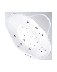 Ванна акриловая Грация 140x140 Люкс Турбо Flat Triton