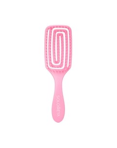 Расческа-массажер Solomeya Wet Detangler Mini Brush Rectangular Strawberry / 14-2116