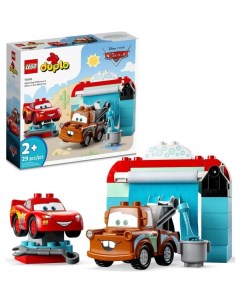 Конструктор DUPLO Disney 10996 Развлечение на автомойке Молнии Маккуина и Мэтра Lego