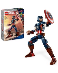 Конструктор Marvel Super Heroes 76258 Сборная фигурка Капитана Америки Lego