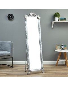 Зеркало напольное, в полный рост, 166 х 51 х 7см, серебро Клик мебель