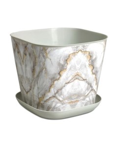 Кашпо Violet Ротанг мрамор / 38198150