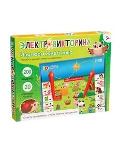 Развивающая игра Zabiaka IQ Электровикторина. Изучаем животных / 10243171