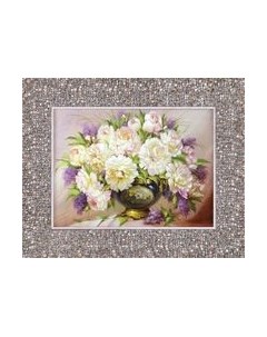 Картина Декарт Классический букет пионов 8Л1765