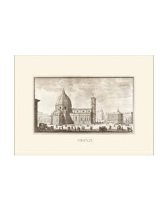 Картина Декарт Старинная гравюра Италия 8Л1290