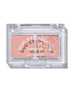 Тени для век The Saem Mood Up Duo Eyeshadow CR01 Sugar Coral The saem