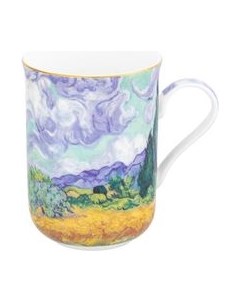 Кружка Elan Gallery Пшеничное поле с кипарисами / 420614 Elan gallery