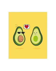 Скатерть JoyArty Влюбленные авокадо / tc_91961 Joyarty