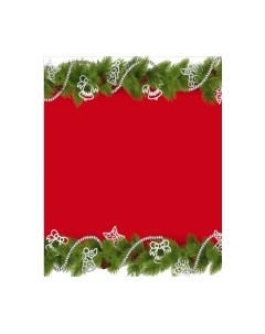 Скатерть JoyArty Елочная гирлянда / tc_37033 Joyarty