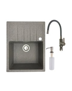 Мойка кухонная со смесителем БелЭворс Vega R + смеситель W74004-9 + дозатор L405-1 Белэворс