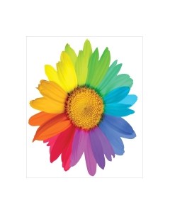 Скатерть JoyArty Радужный цветок / tc_13634 Joyarty