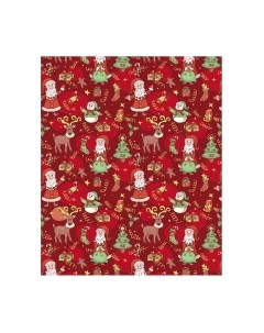 Скатерть JoyArty Дедушка Мороз с друзьями / tc_185482V1 Joyarty