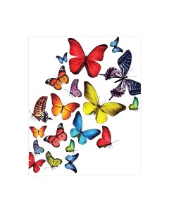 Скатерть JoyArty Летящие бабочки / tc_11020 Joyarty