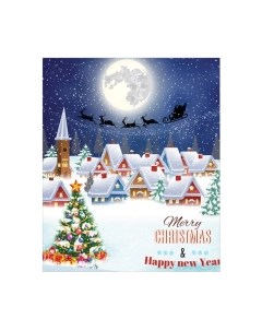 Скатерть JoyArty Снежный городок / tc_20307 Joyarty