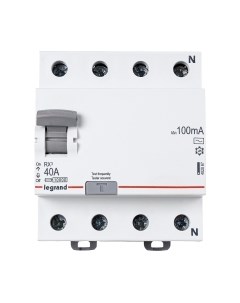 Устройство защитного отключения Legrand RX3 4P 25A 10kA 30mA A / 402074