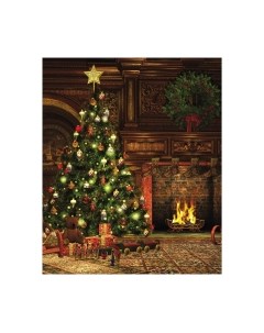 Скатерть JoyArty Праздник у камина / tc_381929 Joyarty