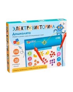 Развивающая игра Zabiaka IQ Электровикторина. Дошколята / 10243168