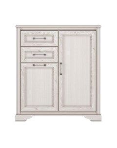 Тумба Stylius B169-KOM2D2S Black red white