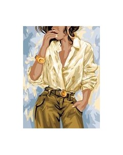 Картина по номерам Три совы Стильные детали / KK3040_00004