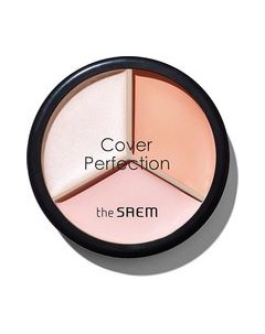 Консилер The Saem Cover Perfection Triple Pot Concealer тон 05 Dark Up Beige The saem