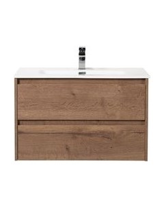 Тумба с умывальником Kraft-900-2C-SO-RT + LOV-900-LVB Belbagno