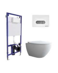 Унитаз подвесной с инсталляцией Berges Novum / 043270